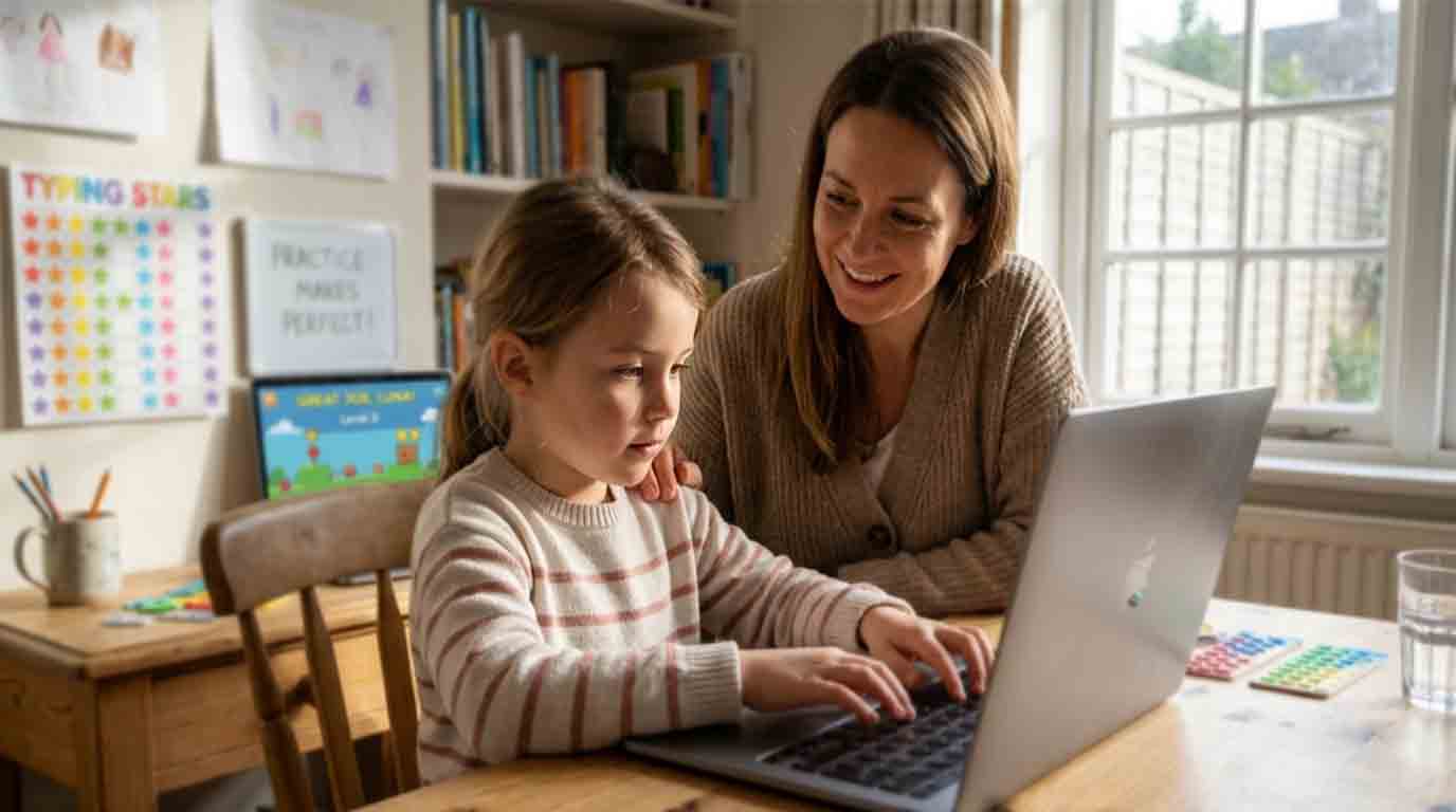 Turning Screen Time Into a Learning Game With Simple Typing Activities